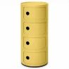 Buy Plastic Storage Chest - 4 Drawers - Modern Glossy Organizer - New Caracas 4 Yellow 61845