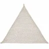 Buy Awning 3x3x3M Macramé - 100 % Natural shade sail Natural 61848