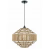 Buy Pendant Light - Natural Rope and Black Metal Frame - Lapor Natural 61876