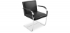 Buy Office Chair with Armrests - Desk Chair Upholstered in Leather - Brama Black 16808 - in the UK