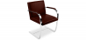 Buy Office Chair with Armrests - Desk Chair Upholstered in Leather - Brama Chocolate 16808 - in the UK