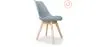 Set of 2 Denisse Scandinavian design chair with cushion - Matt image 9