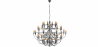Buy Chandelier Ceiling Lamp - Hanging Lamp - Small Size - Bella Steel 13275 - in the UK