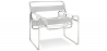 Buy Lounge Chair - Leatherette & Metal - Ivan White 16815 - prices