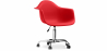 Buy Office Chair with Armrests - Desk Chair with Castors - Weston Red 14498 in the United Kingdom