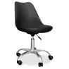 Buy Tulip swivel office chair with wheels Black 58487