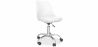 Buy Office Chair with Wheels - Swivel Desk Chair - Tulip White 58487 - in the UK