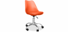 Buy Tulip swivel office chair with wheels Orange 58487 in the United Kingdom