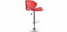 Buy Swivel Design Bar Stool with Backrest- Back Red 49746 - prices