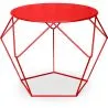 Buy Side Table - Industrial Design - Metal - Diamond Red 58414