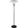 Buy Liam Floor Lamp  - Steel and Glass Black chrome 15228