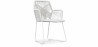 Buy Outdoor Chair with Armrests - Garden Chair - Multicoloured - Frony White 58537 - prices
