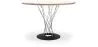 Dining Table Round Wooden with Steel Legs - Hoffman image 9