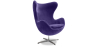 Buy Armchair with armrests - Fabric upholstery - Brave Mauve 13412 - in the UK