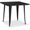Buy Square Industrial Design Dining Table - Stylix Black 58359