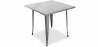 Buy Square Industrial Design Dining Table - Stylix Steel 58359 - in the UK