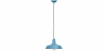 Buy Ceiling Lamp - Industrial Style Pendant Lamp - Flynn Light blue 50878 in the United Kingdom