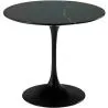 Buy Round Side Table - Marble - Tulip Black 15420