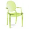 Transparent Dining Chair - Armrest Design - Louis XIV image 9