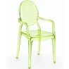 Transparent Dining Chair - Armrest Design - Louis XIV image 9