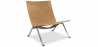 Buy Lounge Chair - Design Chair - Leather - Buyo Light brown 16827 at Privatefloor