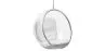 Designer hanging armchair - Faux leather upholstery - Popi image 9