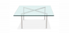 Buy Square coffee table - Glass - 12mm - Town Steel 13307 - in the UK