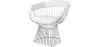 Dining Chair with Armrests - Leatherette and Metal - Barrel image 9