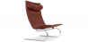 Buy Leather Armchair - Design Lounger - Bloy Chocolate 16830 - prices