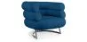 Designer armchair - Faux leather upholstery - Bivendun image 9