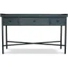 Buy Vintage industrial console 3 drawers steel Black 27784