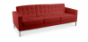 Buy Leather Upholstered Sofa - 3 Seater - Konel Cognac 13247 in the United Kingdom