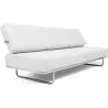 Buy Sofa Bed Kart5  (Convertible) - Faux Leather White 14621