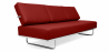 Buy Leather Upholstered Sofa Bed - 3 Seater - Kart Cognac 14622 in the United Kingdom
