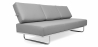Buy Leather Upholstered Sofa Bed - 3 Seater - Kart Grey 14622 home delivery