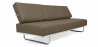 Buy Leather Upholstered Sofa Bed - 3 Seater - Kart Taupe 14622 in the United Kingdom