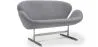 Curved 2 Seater Sofa - Fabric Upholstered - Svin image 9