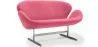 Curved 2 Seater Sofa - Fabric Upholstered - Svin image 9