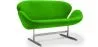 Curved 2 Seater Sofa - Fabric Upholstered - Svin image 9