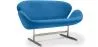 Curved 2 Seater Sofa - Fabric Upholstered - Svin image 9