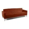 Buy Design Sofa -  (3 seats) - Faux Leather Brown 13246