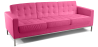 Buy Polyurethane Leather Upholstered Sofa - 3 Seater - Konel Pink 13246 with a guarantee