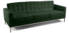 Buy Polyurethane Leather Upholstered Sofa - 3 Seater - Konel Green 13246 in the United Kingdom