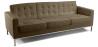 Buy Polyurethane Leather Upholstered Sofa - 3 Seater - Konel Taupe 13246 in the United Kingdom