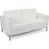 Buy Design Sofa -  (2 seats) - Faux Leather White 13242