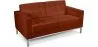 Polyurethane Leather Upholstered Sofa - 2 Seater - Konel image 9