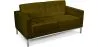Polyurethane Leather Upholstered Sofa - 2 Seater - Konel image 9