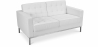 Buy Leather Upholstered Sofa - 2 Seater - Konel White 13243 - prices