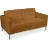 Buy Design Sofa - (2 seats) - Premium Leather Light brown 13243