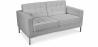 Buy Leather Upholstered Sofa - 2 Seater - Konel Grey 13243 home delivery